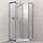 Koralle TwiggyTop Pendeltür mit Festteilen 90 x 185 cm silber matt V433809018A21