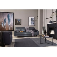 HÜLSTA sofa 2-Sitzer »hs.450«, Armlehne niedrig, Fuß chromfarben glänzend, Breite 164 cm schwarz