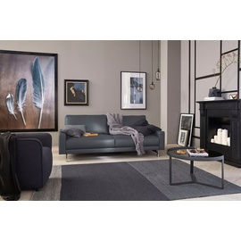 HÜLSTA sofa 2-Sitzer »hs.450«, Armlehne niedrig, Fuß chromfarben glänzend, Breite 164 cm, schwarz