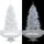 vidaXL Schneiender Weihnachtsbaum Weiß 190 cm