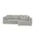 Switch Eckcouch Mikrofaser 3-Sitzer Grau