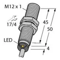 Turck Sensor bündig NPN, Schließer BI3U-EM12-AN6X