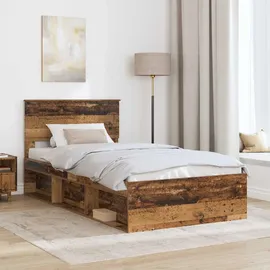 vidaXL Bettrahmen 100 x 200 cm Braun