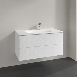 Villeroy & Boch Waschtischunterschrank 98,8 x 50,4 x 49,6 cm Weiß Matt