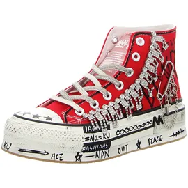 nan-ku Sneaker in rot 37