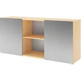 bümö Aktenschrank 160 x 74,8 x 42 grau