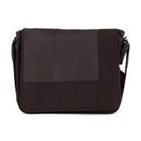 Lässig Casual Messenger Bag Patchwork Choco