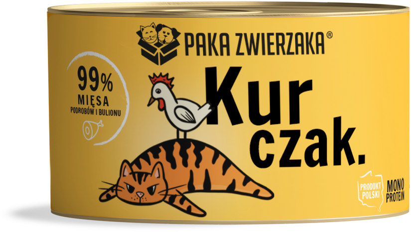 Paka Zwierzaka- Huhn Nassfutter 12x200g (Rabatt für Stammkunden 3%)