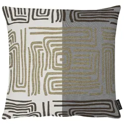 Apelt Kissen 48 x cm Mischgewebe Grau Taupe