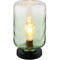 GLOBO Tischleuchte Darina Grün/Klar max. 60 Watt