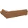 flexlux Ecksofa FLEXLUX "Glow, super bequem durch hochwertigem Sitzaufbau mit Federkern, L-Form", braun (modern cognac braun), B:268cm H:81cm T:224cm, 100% Echteder, Sofas, Ecksofa, Skandinavisches Design, In hochwertiger Verarbeitung