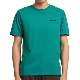 Patagonia P-6 Logo T-Shirt grün/türkis S