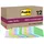 Post-it Post-it® Super Sticky Recycling Notes Haftnotizen extrastark farbsortiert 12 Blöcke