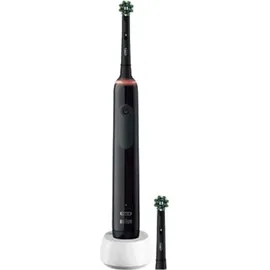 Oral-B Pro 3 3400N schwarz + 2. Handstück schwarz + Aufsatz 2 St.