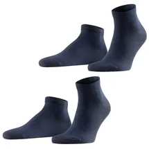 Falke Socken mit geripptem Abschluss im 2er-Pack, Marine, 47-50