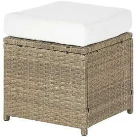Beliani Fonti Loungeset 5-Sitzer braun/weiß
