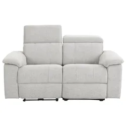 2-Sitzer HOME AFFAIRE "Binado", grau, B:158cm T:99cm, Webstoff (95% Polyester/5% Nylon), Sofas, mit manueller oder elektrischer Relaxfunktion mit USB-Anschluss