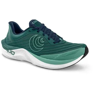 Topo Cyclone 2 (Leichtigkeit, breitere Zehenbox) blaugrün Damen Laufschuh blau 38,5 EU