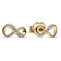 Pandora Ohrstecker Funkelnde Unendlichkeit Gelbgold 268820C01