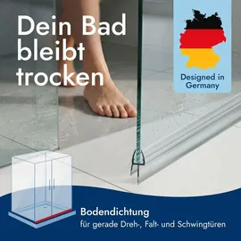 Bagnoxx Duschdichtung Schleiflippendichtung 100 cm