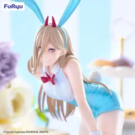 furyuu Chainsaw Man BiCute Bunnies PVC Statue Power Light Blue Color 30 cm - Schwarz/Grün