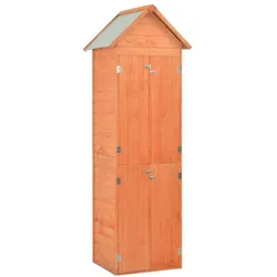 vidaXL Garten-Geräteschuppen 71x60x213 cm Holz