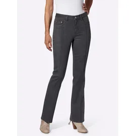Classic Basics Bequeme Jeans CLASSIC BASICS, Damen, Gr. Normalgrößen, blau, bleached, 81% Baumwolle, 17% Polyester, 2% Elasthan, unifarben, lang, Jeans