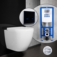 treos Serie 810 Compact Komplett-SET Wand-WC mit neeos Vorwandelement,, 810.03.2001+16766BM#SET,