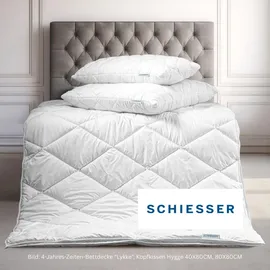SCHIESSER Ganzjahresbettdecke Hygge | 155 x 220 cm | Weiß (Karton)