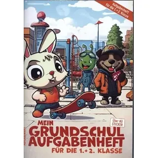 Mein Grundschul-Aufgabenheft 1. und 2. Klasse A5 [Schulstarter] EM
