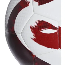 adidas Tiro League Thermally Bonded Ball White / Team Colleg Burgundy / Team Collegiate Red 5    