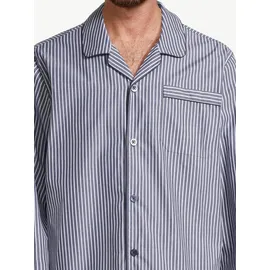 Seidensticker Pyjama Web Blau M (50)