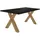 58 aufm Kessel Eike 140 x 75 x 90 cm Asteiche/schwarz