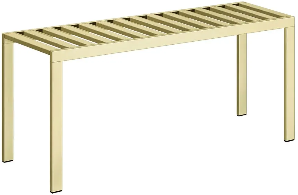 Gessi Rettangolo Sitzbank - messing