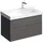Geberit Waschtischunterschrank 2 Auszüge 88 x 53 x 46,2 cm Grau