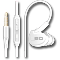 2GO In-Ear Sport-Headset Active 1" Kabelgebunden, weiss