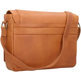 GREENLAND Nature Nature Messenger Leder 39 cm Laptopfach braun