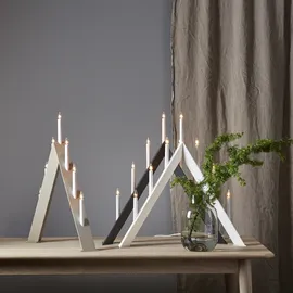 StarTrading Fensterleuchter ARROW 7-flammig, Beige