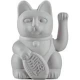 donkey products Lucky Cat Dekorative Statue - Figur Grau Kunststoff
