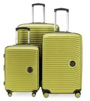 MITTE - 3er Koffer-Set Hartschale Farn matt, TSA,  (55cm, 68cm & 77cm), 271 Liter