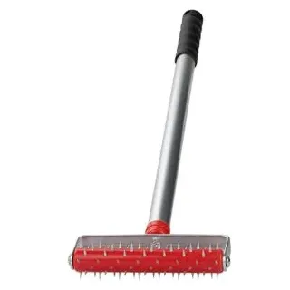 DEMA Stachelwalze 22457, 15cm Breite, mit Teleskopgriff, für Tapeten