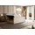 altdecor Boxspringbett 180 x 200 cm H3 Beige/Weiß