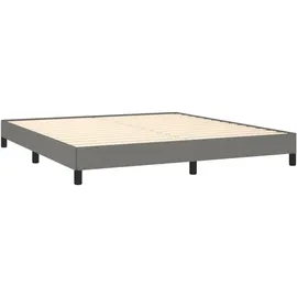vidaXL Bettgestell 180 x 200 cm Dunkelgrau