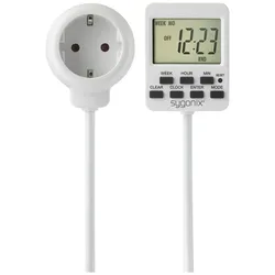 Sygonix SY-5178380 Zeitschaltuhr digital Wochenprogramm 3500 W Countdown-Funktion, Dauerbetrieb, Pro