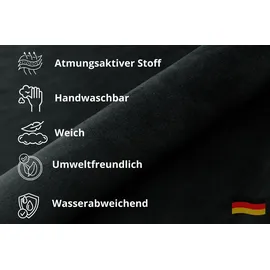 marpur Nero 200 x 200 cm Schwarz