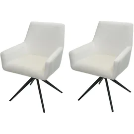 MCW Esszimmerstuhl MCW-L91 Stoff creme-beige 2er Set