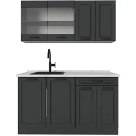 Vicco Küchenzeile R-Line 140 cm Anthrazit