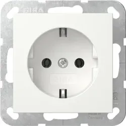 Gira 418803 SCHUKO-Steckd. System 55 Reinweiß