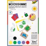 Folia Moosgummi Basic selbstklebend mehrfarbig 7 St.