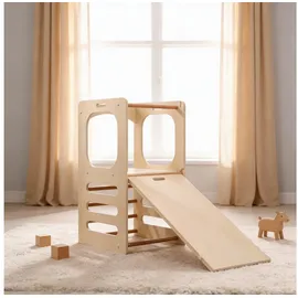 Home Deluxe Lernturm NILO 93 x 52 x 50 cm Buche braun